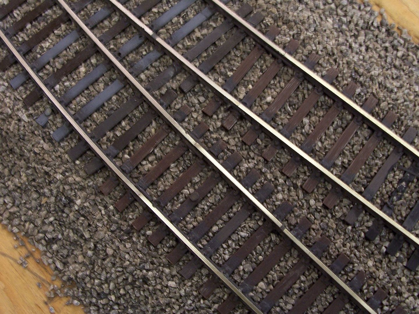 ho wood ties for ME track Model Railroader Magazine Model